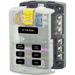 ST Blade Fuse Block - 6 Circuits | Blackburn Marine